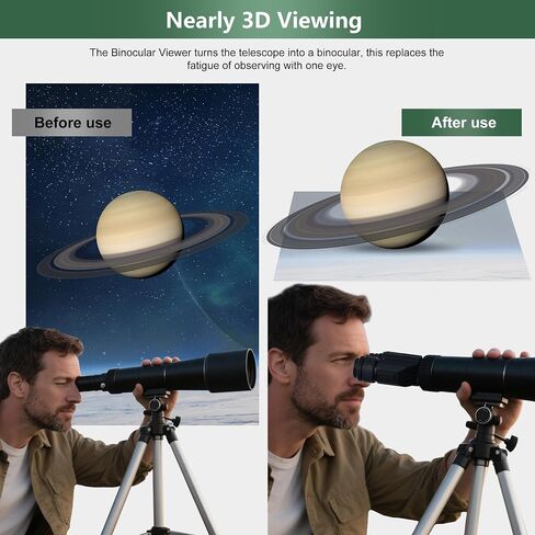 alstar Stereo Pinocular Viewer - حزمة مع - قاعدة توافق عالمي in Saudi Arabia