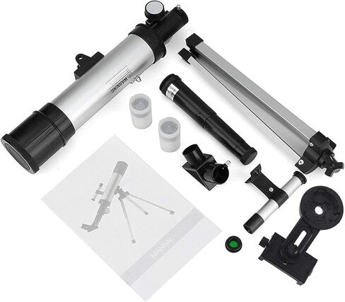 Telescope Astronomical Telescope for Adults,Astronomy Beginners, 360x50MM Monocular Aperture Astronomy Refractor with Finder, Portable Travel Double The Comfort in Saudi Arabia