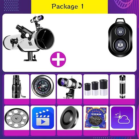 114mm Telescope for Kids & Adults Astronomical Refracting Portable Telescopes, Telescope for Kids,Telescopes for Adults Astronomy,Astronomy Gift in Saudi Arabia