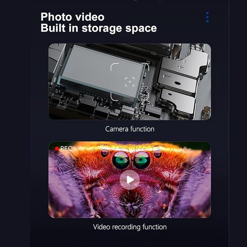 زجاج رقمي مكون رقمي 2MP ، مجهر رقمي 1080 بكسل مع شاشة 2 بوصة 500x التكبير التركيز التلقائي 8 مصابيح LED للكمبيوتر الشخصي OS X in Kuwait