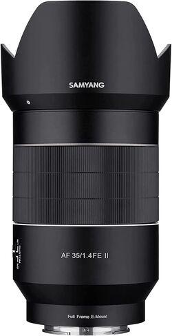 Samyang 35mm F1.4 AF Series II Full Frame Wide Angle Auto Focus Lens for Sony E (Syio35Se2-E) (متجدد) in Kuwait