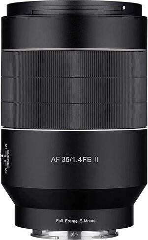 Samyang 35mm F1.4 AF Series II Full Frame Wide Angle Auto Focus Lens for Sony E (Syio35Se2-E) (متجدد) in Kuwait