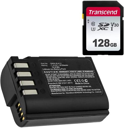 Synergy Digital Accessory Kit, Compatible with Panasonic Lumix GH6 Mirrorless Digital Camera Includes: SY-SD128GB Memory Card, SDCAM-L14956 Battery in Saudi Arabia