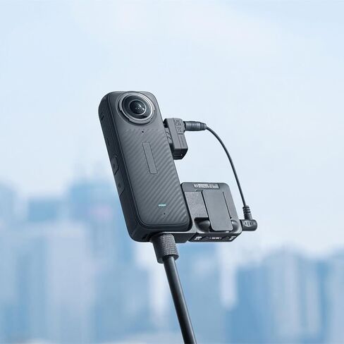 Action Camera Mic Adapter,Type-C/3.5mm Port Charging Audio Adapter for Insta360 X4 Accessories in Kuwait