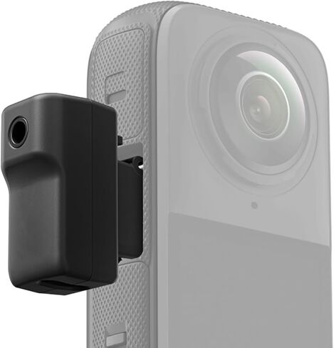 Action Camera Mic Adapter,Type-C/3.5mm Port Charging Audio Adapter for Insta360 X4 Accessories in Kuwait