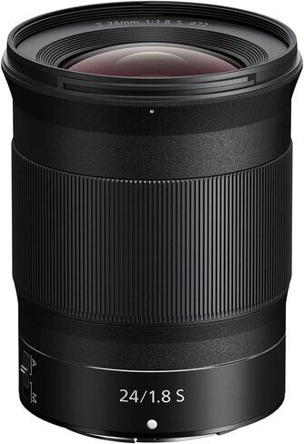 Nikon Nikkor Z 24mm F/1.8 S Lens (20080) + Filter Kit + Cap Keeper + Cleaning Kit in Kuwait