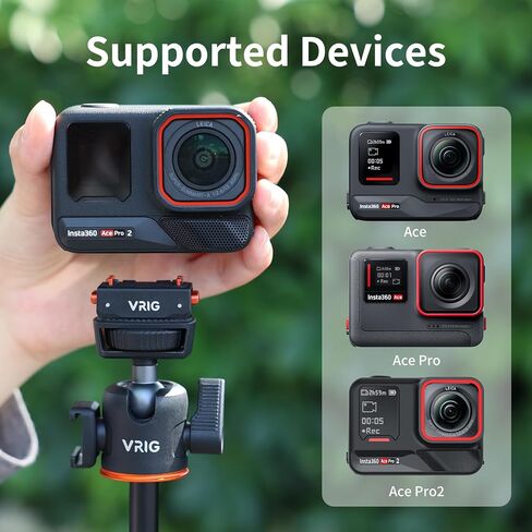 VRIG Magnetic Quick Release Mount for Insta 360 Ace Pro 2/ X6/ X5/ X4 Air in Saudi Arabia