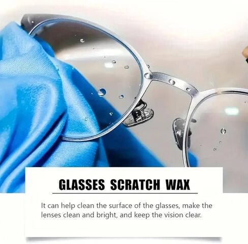 Scratch Remover for Eyeglasses, Glasses Scratch Repair, 30g Lens Cleaners Spray for Car Window Glass, Glasses, Watches, Screens, Improve Blur and Yellowing in Saudi Arabia