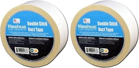 Nashua - 1087287 105C Multi-Purpose Double-Sided Cloth Duct Tape, 18m Length x 48mm Width, Natural in Saudi Arabia
