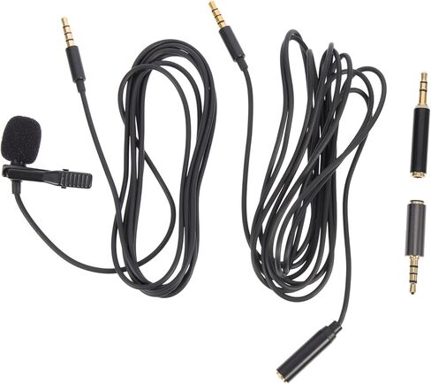 Toyvian 2sets Microphone مقابلة مجموعة مكثف Microphone لتسجيل الهاتف in Saudi Arabia