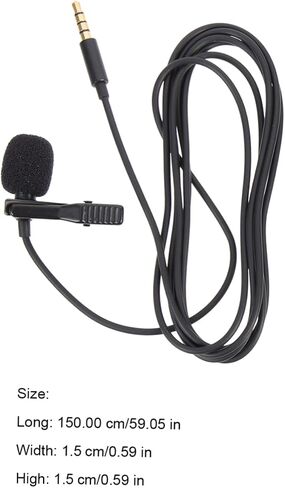 Toyvian 2sets Microphone مقابلة مجموعة مكثف Microphone لتسجيل الهاتف in Saudi Arabia