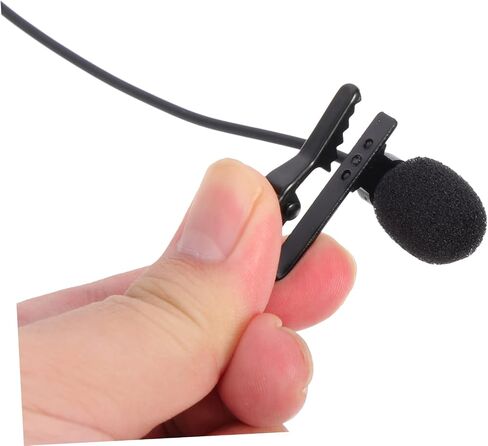 طقم ميكروفون Toyandona 2sets للهاتف كاميرا كاميرا المحمول المحترفة ميكروفونات مقابلة مع محولات كابل التمديد معد in Saudi Arabia