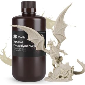 راتينج الطابعة ثلاثية الأبعاد القياسية المُحدثة من ELEGOO، راتنج المعالجة بالأشعة فوق البنفسجية 405 نانومتر 2.0 لطباعة LCD/DLP ثلاثية الأبعاد، رمادي 1000 جرام in Kuwait