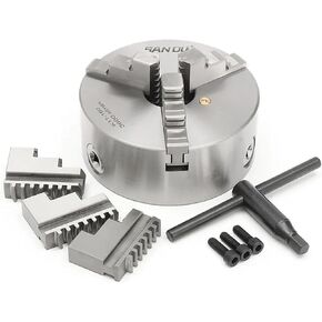 K11-160 6"inch Self-centering 3 Jaw Lathe Chuck With Two Sets Of Jaws Semi-steel Grinding Machine in Saudi Arabia