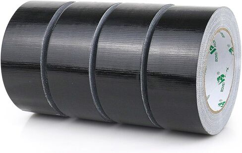 BOMEI PACK 4 Pack White Duct Tape Rolls Multi Pack, 8.3Mil x1.88inch x 33yds, Residue Free Bulk Value Pack for Crafts and Repair in Kuwait