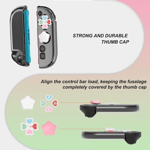 Cute Travel Carrying Case for Switch 2 2025 with Silicone j-con Covers, Thumb Grip Caps, Screen Protector, Flower Strap, Charms and Embroidery stickers for Girls Women, Pink Green in Saudi Arabia