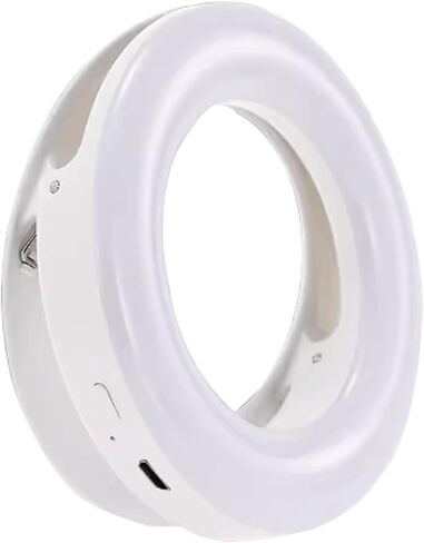 Fill Light Photo Fill Lamp LED Camera Selfie Fill Ring Beauty Fill Light Portable Ring Light Circle Light for Photoshoot Photography Photography, 9X9X3.1CM, White in Saudi Arabia