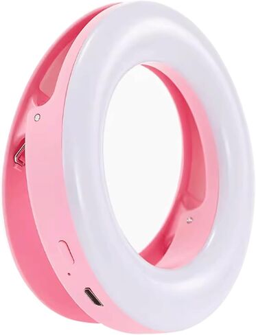 Fill Light Photo Fill Lamp LED Camera Selfie Fill Ring Beauty Fill Light Portable Ring Light Circle Light for Photoshoot Photography Photography, 9X9X3.1CM, White in Saudi Arabia