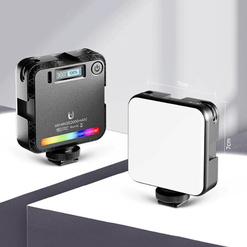 ملء مصباح الفيديو RGB RGB قابلة للضوء LED محمولة لوحة LED LED طقم إضاءة التصوير الفوتوغرافي للهاتف تصوير كاميرا الكمبيوتر المحمول in Kuwait