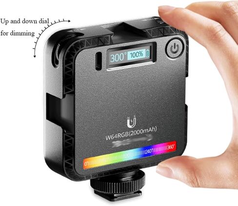 ملء مصباح الفيديو RGB RGB قابلة للضوء LED محمولة لوحة LED LED طقم إضاءة التصوير الفوتوغرافي للهاتف تصوير كاميرا الكمبيوتر المحمول in Kuwait