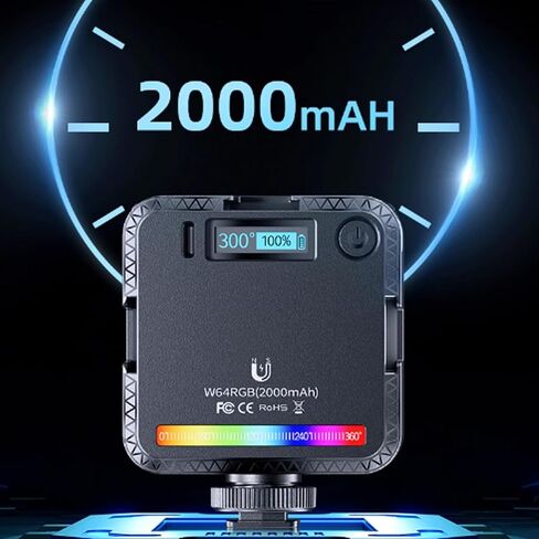ملء مصباح الفيديو RGB RGB قابلة للضوء LED محمولة لوحة LED LED طقم إضاءة التصوير الفوتوغرافي للهاتف تصوير كاميرا الكمبيوتر المحمول in Kuwait