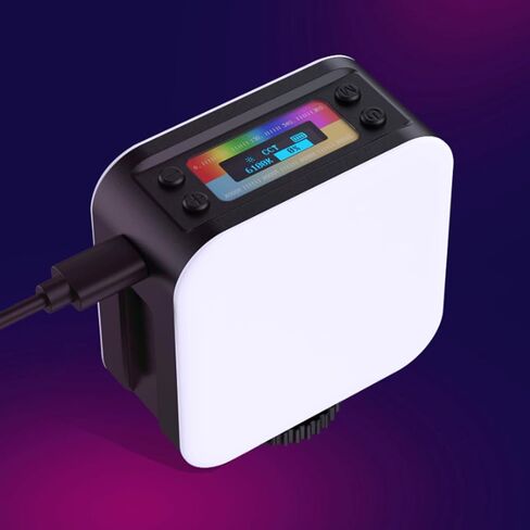 ملء ضوء كاميرا الجيب المصباح مصباح RGB ملء ضوء الفيديو المحمول ضوء الفيديو مع ضوء مزدوج الجوانب لتصوير الصور التصوير in Kuwait