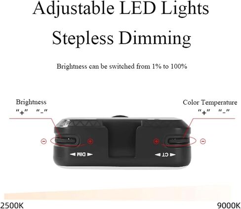 ملء مصباح الفيديو RGB RGB قابلة للضوء LED محمولة لوحة LED LED طقم إضاءة التصوير الفوتوغرافي للهاتف تصوير كاميرا الكمبيوتر المحمول in Kuwait