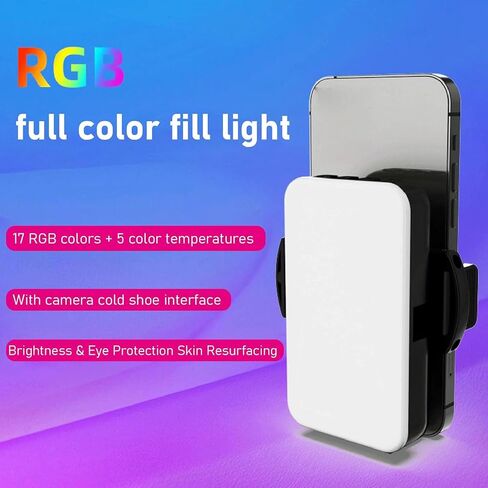 ملء الضوء RGB 5 ألوان LED LED ضوء الهاتف لضوء الصورة للصور مصباح مصباح LED قابلة للضوء للصور لتصوير الفيديو الإضاءة الصور in Kuwait