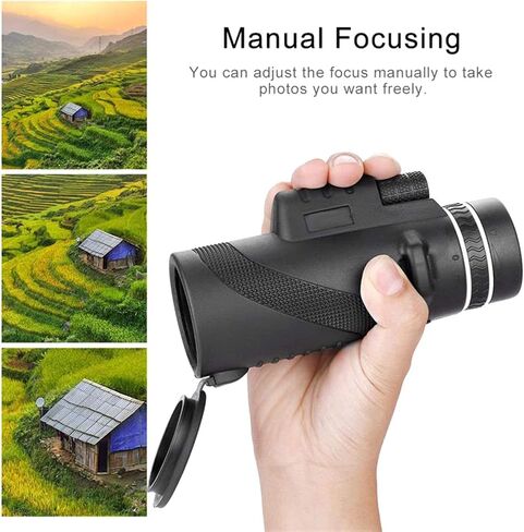 Updated Newest Monocular Telescope 40X60 High Power Zoom 1000 Meters Long Range Compact Telescope Suitable for Outdoor Bird Watching/Travel in Saudi Arabia