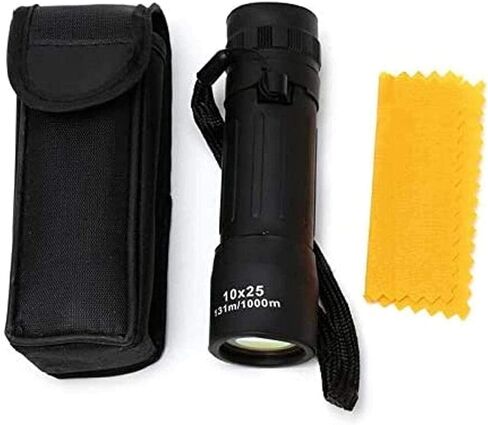 Telescope 10x25 Mini Pocket Monocular Telescope Zoom Theatrical Eyepiece Portable for Camping Compact Telescope in Saudi Arabia