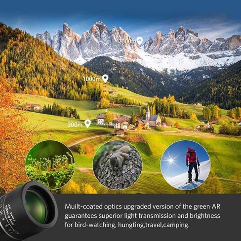 Telescope Monocular Telescope 16X52 High Power HD Monocular for Wildlife Bird Watching Camping Travelling Wildlife in Saudi Arabia