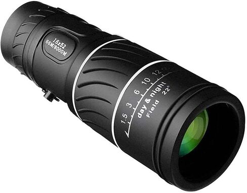 Portable 16 X 52 High Over Binoculars Telescope Monocular 66 / 8000M Plastic Binoculars Outdoor Black Outdoor Sports Telescope in Saudi Arabia