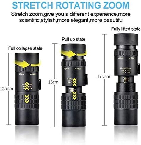 التلسكوب - 4K 10-300x40mm - Telephoto Super Zoom Telescope Telescope Portable HD BAK4 PRISM TRUPOD TRIPOD TELESCOPE TELESCOP in Saudi Arabia