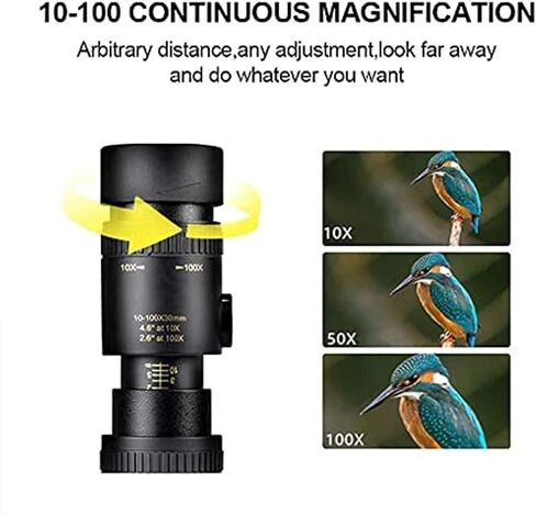 التلسكوب - 4K 10-300x40mm - Telephoto Super Zoom Telescope Telescope Portable HD BAK4 PRISM TRUPOD TRIPOD TELESCOPE TELESCOP in Saudi Arabia