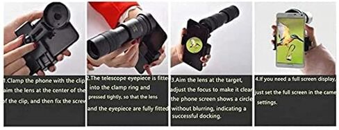 التلسكوب - 4K 10-300x40mm - Telephoto Super Zoom Telescope Telescope Portable HD BAK4 PRISM TRUPOD TRIPOD TELESCOPE TELESCOP in Saudi Arabia