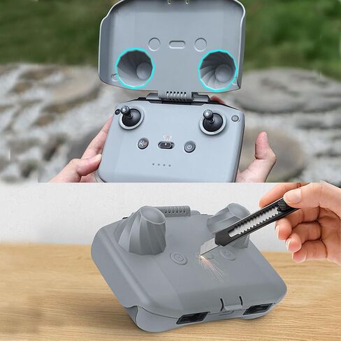 RC N2/1 حامي تحكم الغلاف Sun Hood Sunshade متوافق مع DJI RC-N2/1 وحدة التحكم عن بُعد لـ DJI Mini 4 Pro/Air 3 Occistories in Kuwait