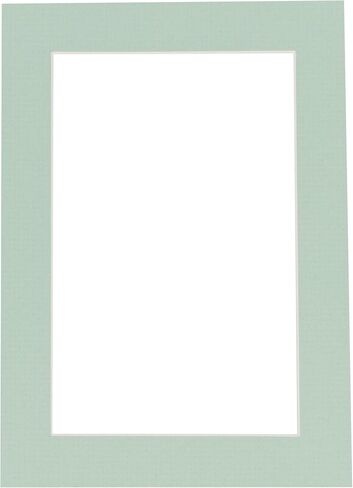 12x18 Mat Bevel Cut for 10x16 صور - حميمة حميمة العسل الأخضر الأخضر مع لوحة دعم واضحة تمامًا ، حقيبة صور ختم ذاتية - للصور ، الصور ، تأطير - سمك 4 فترات in Saudi Arabia