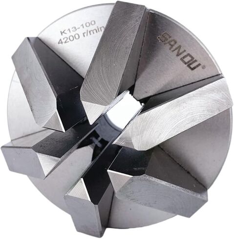 K13-100 6 Jaw Lathe Chuck 100mm 4 '' بوصة مع الصلب المصلب in Saudi Arabia