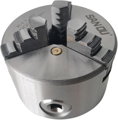 3 Jaw Lathe Chuck Manual Chuck 3 "K11-80 مخرطة المخرطة ذاتية الجزء 80 مم مجموع 2 مجموعة من الفكين in Saudi Arabia