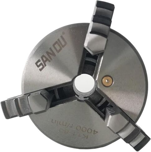3 Jaw Lathe Chuck Manual Chuck 3 "K11-80 مخرطة المخرطة ذاتية الجزء 80 مم مجموع 2 مجموعة من الفكين in Saudi Arabia
