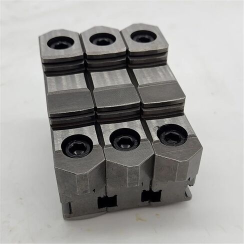 200MM Lathe Chuck Jaw 3 Jaw Lathe Chuck K11-200 Internal Jaws and External Jaws Chuck Spare Part Soft Jaws(K11-200C Unite Jaw) in Saudi Arabia