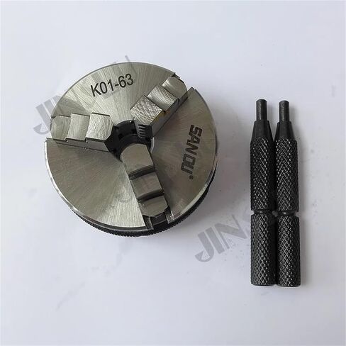 K01-63 Mini 3 Jaw Lathe Chuck Cartridge 2.5" M14 Manual Self-Centering Thread Mount 1 pcs Accessories for Lathe SALE1 in Saudi Arabia