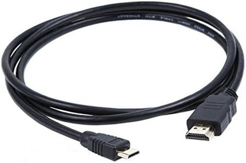 MaxLLTo Mini HDMI Audio Video TV Cable/Cord/Lead for Sony CyberShot DSC-HX7 HX7/B HX7/L HX7/N HX7/R HX7/W HX7V HX7V/B HX7V/L HX7V/N HX7V/R HX7V/W in Saudi Arabia