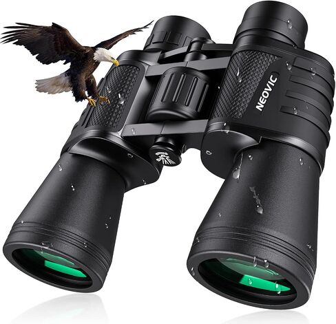 20x50 High Powered Binoculars for Adults, Premium Waterproof Compact Binoculars with Low Light Vision for Bird Watching Hunting Football Games Travel Stargazing with Carrying Bag in Saudi Arabia