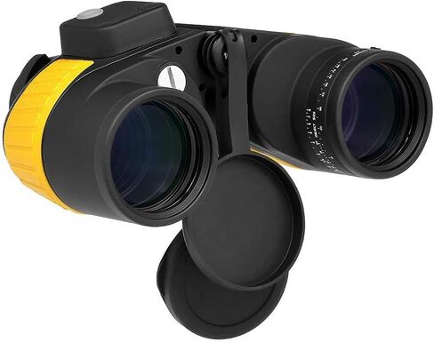 Binoculars Adult Binocular for Adults, 10X50 Waterproof Marine Binoculars with Rangefinder Function - Night Vision Compass Fogproof Prism - for Boating Fishing Hunting in Saudi Arabia