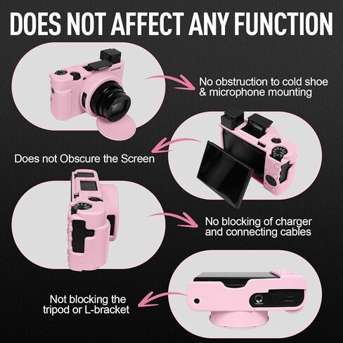 Easy Hood RX100 Case, Silicone Camera Case Lightweight Soft Carrying Cover with Removable Lens Cover for Sony DSC-RX100 III / RX100 V / RX100 IV / RX100 VII DSLR Camera (Brown) in Kuwait