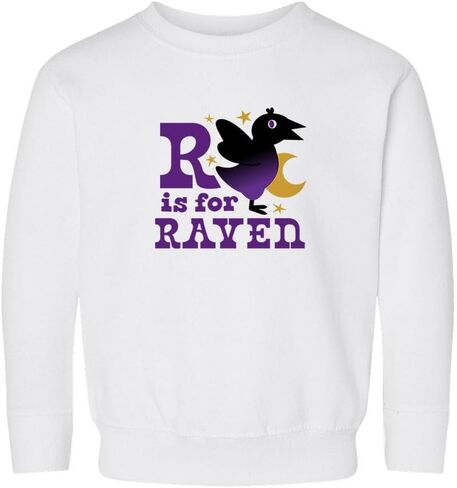 R is for Raven Kids Sweatshirt Toddler in Saudi Arabia