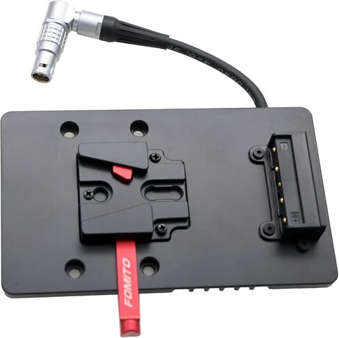 طاقة لوحة بطارية V-Mount لكاميرا DJI Ronin 4D ، الزاوية اليمنى قابلة للضبط 6 دبوس أنثى ، 30 سم ، 30 سم in Saudi Arabia