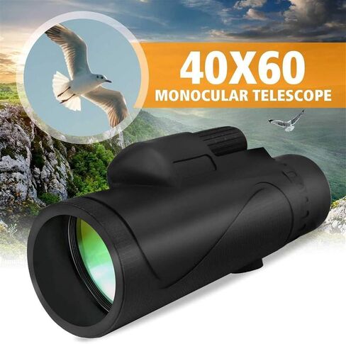 40x60 Zoom أحادي العين - التلسكوب المدمج ، مقاوم للماء ، واضحة للتشكيل للتخييم ، ومشاهدة الطيور ، والسفر في الهواء الطلق ، ومشاهدة المعالم السياحية in Saudi Arabia