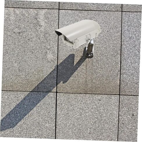 Mikikit Outdoor Security Camera Cover Heavy Duty Weatherproof Aluminum Alloy Protective Shield with Viewing Window for Monitor Cameras in Saudi Arabia